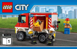 Bedienungsanleitung Lego set 60111 City Feuerwehr-Einsatzfahrzeug
