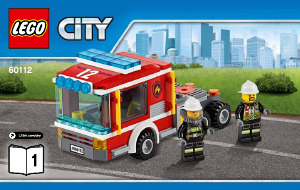 Bedienungsanleitung Lego set 60112 City Feuerwehrauto mit Kran