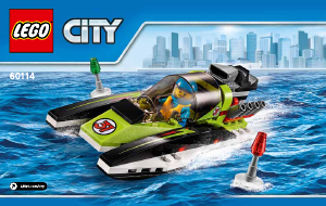 Bedienungsanleitung Lego set 60114 City Rennboot