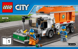 Manual Lego set 60118 City Garbage truck