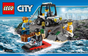 Manuál Lego set 60127 City Vězení na ostrově - Startovací sada