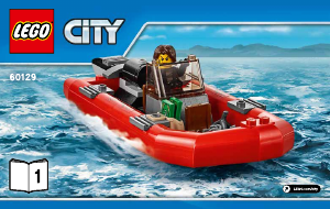 Manual Lego set 60129 City Police patrol boat