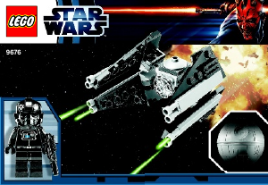 Manual Lego set 9676 Star Wars TIE interceptor and Death Star
