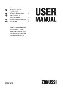 Manual Zanussi ZFG21210 Micro-onda