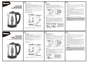 Handleiding Vakoss EK-W202KS Waterkoker