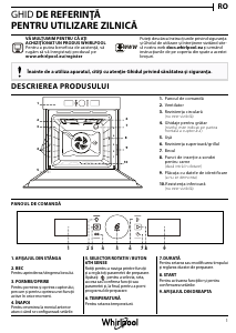 Manual Whirlpool AKZ9 6220 WH Cuptor