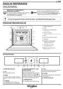 Bruksanvisning Whirlpool AKZ9 6220 WH Ovn