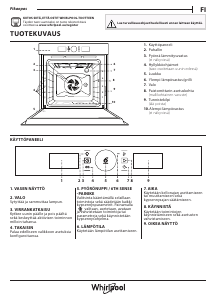 Käyttöohje Whirlpool AKZ9 635 IX Uuni