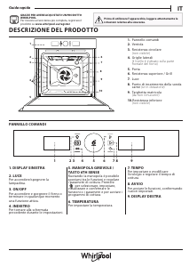 Manuale Whirlpool AKZ9 635 NB Forno