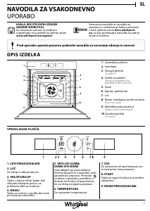 Priročnik Whirlpool AKZ9 7890 IX Pečica