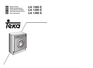 Manual de uso Teka LI4 1080 E Lavadora