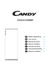 Manual de uso Candy CCOLS 5162WH Refrigerador