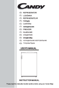 Manual Candy CHTOP 482W Refrigerator