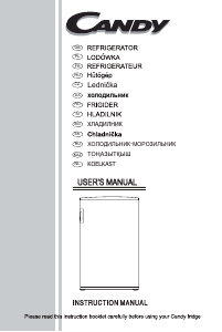 Manual Candy CHTOS 482W36 Refrigerator