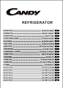 Priručnik Candy CCDS 6172W Frižider – zamrzivač