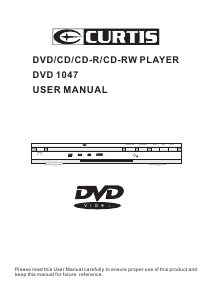 Handleiding Curtis DVD1047B DVD speler