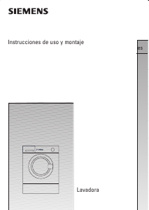 Manual de uso Siemens WXLI4240EE Lavadora