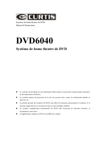 Mode d’emploi Curtis DVD6040 Système home cinéma