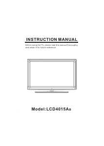 Handleiding Curtis LCD4015AB LCD televisie