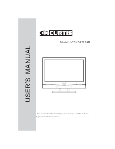 Handleiding Curtis LCDVD2223AB LCD televisie