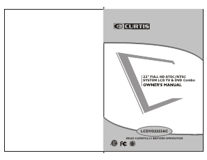 Handleiding Curtis LCDVD2223AC LCD televisie