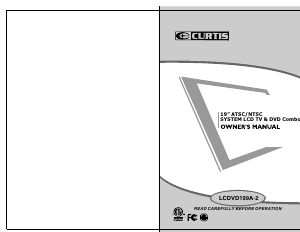 Handleiding Curtis LCDVD199A-2 LCD televisie