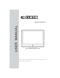 Handleiding Curtis LCD1911 LCD televisie