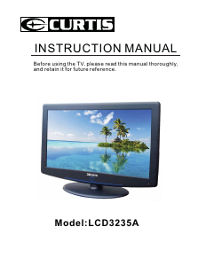 Handleiding Curtis LCD3235A LCD televisie