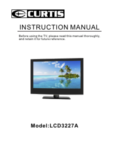 Handleiding Curtis LCD3227A LCD televisie