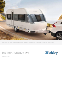 Bruksanvisning Hobby De Luxe 455 UF (2017) Husvagn