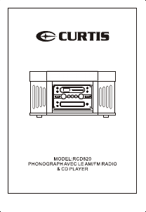 Handleiding Curtis RCD820 Radio
