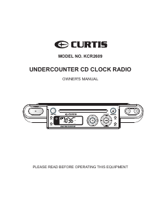 Handleiding Curtis KCR2609 Radio