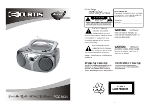 Handleiding Curtis RCD163A Stereoset