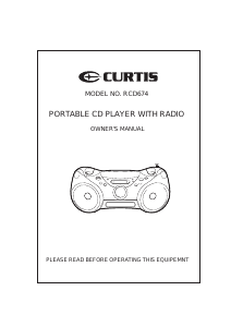 Handleiding Curtis RCD674 Stereoset