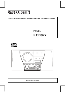 Handleiding Curtis RCD877 Stereoset