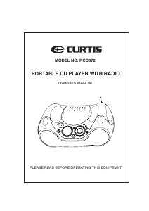 Handleiding Curtis RCD672 Stereoset