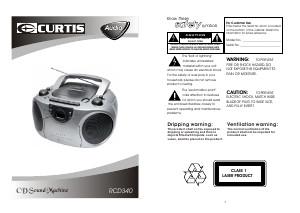 Handleiding Curtis RCD340 Stereoset