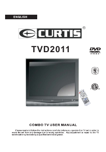 Mode d’emploi Curtis TVD2011 Téléviseur