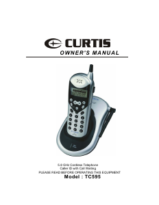 Handleiding Curtis TC595 Draadloze telefoon