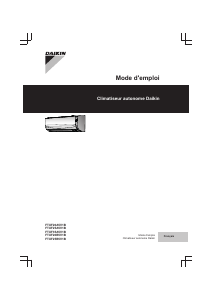 Mode d’emploi Daikin FTXF25A5V1B Climatiseur