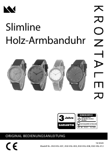 Bedienungsanleitung Krontaler AS0-HSL-401 Armbanduhr