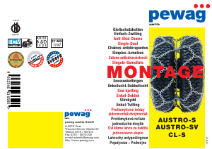 Priročnik Pewag Austro Super Versterkt Snežne verige