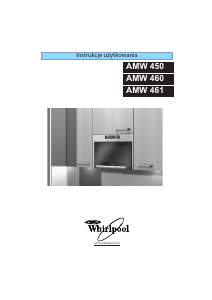 Instrukcja Whirlpool AMW 450/1 IX Kuchenka mikrofalowa