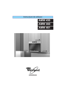 Manual Whirlpool AMW 450/1 WH Cuptor cu microunde
