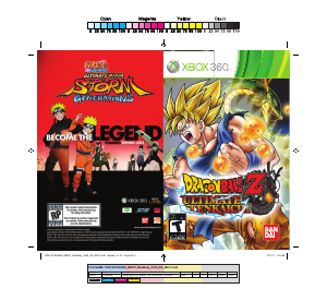 Manual Microsoft Xbox 360 Dragon Ball Z - Ultimate Tenkaichi