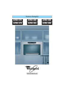 Mode d’emploi Whirlpool AMW 470 IX Micro-onde