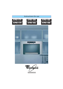 Manual Whirlpool AMW 478 IX Microwave