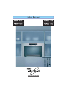 Mode d’emploi Whirlpool AMW 480 IX Micro-onde