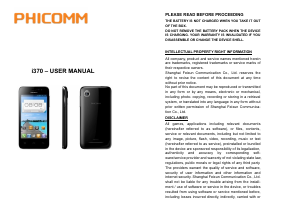 Bruksanvisning Phicomm i370 Mobiltelefon