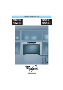 Manual Whirlpool AMW 480 NB Microwave
